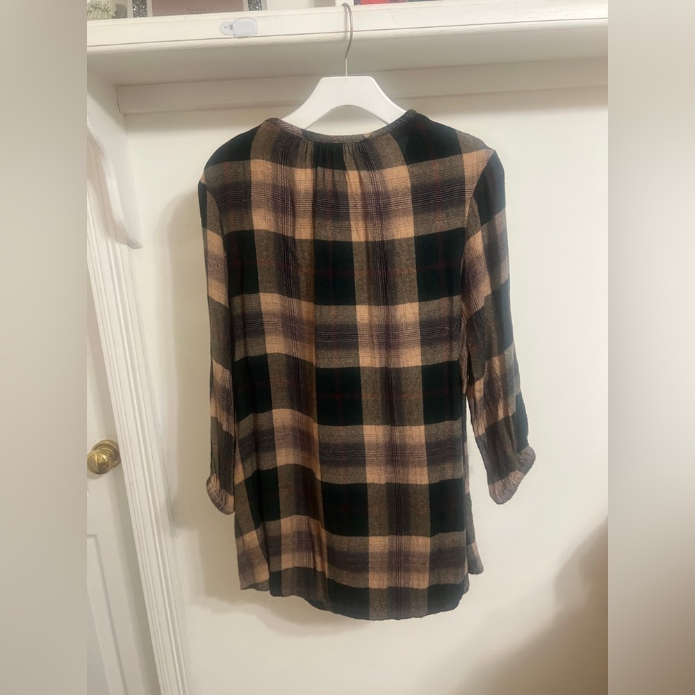 Final price Bob Timberlake Women’s Plaid Top - Picture 6 of 6